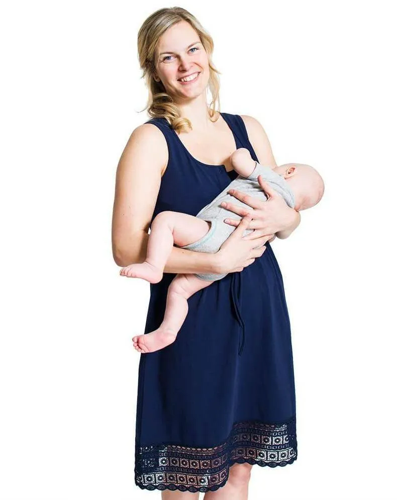 Nursing Dress Cecile - XS & XXL left