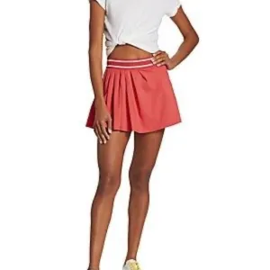 NWOT Free People  FP Movement Round Robin Skort Skirt Red Cayenne