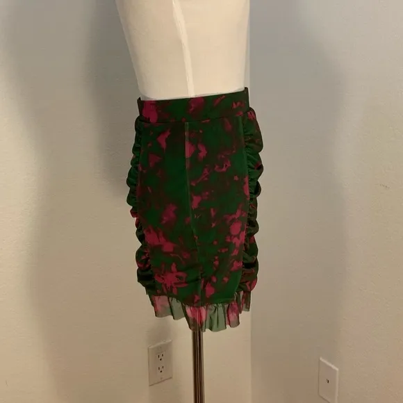 NWOT Free People Romi Mesh Mini Skirt