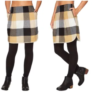 NWT Woolrich Richville II Wool Plaid Pleated Skirt