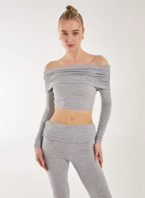 Off the Shoulder Lounge Top