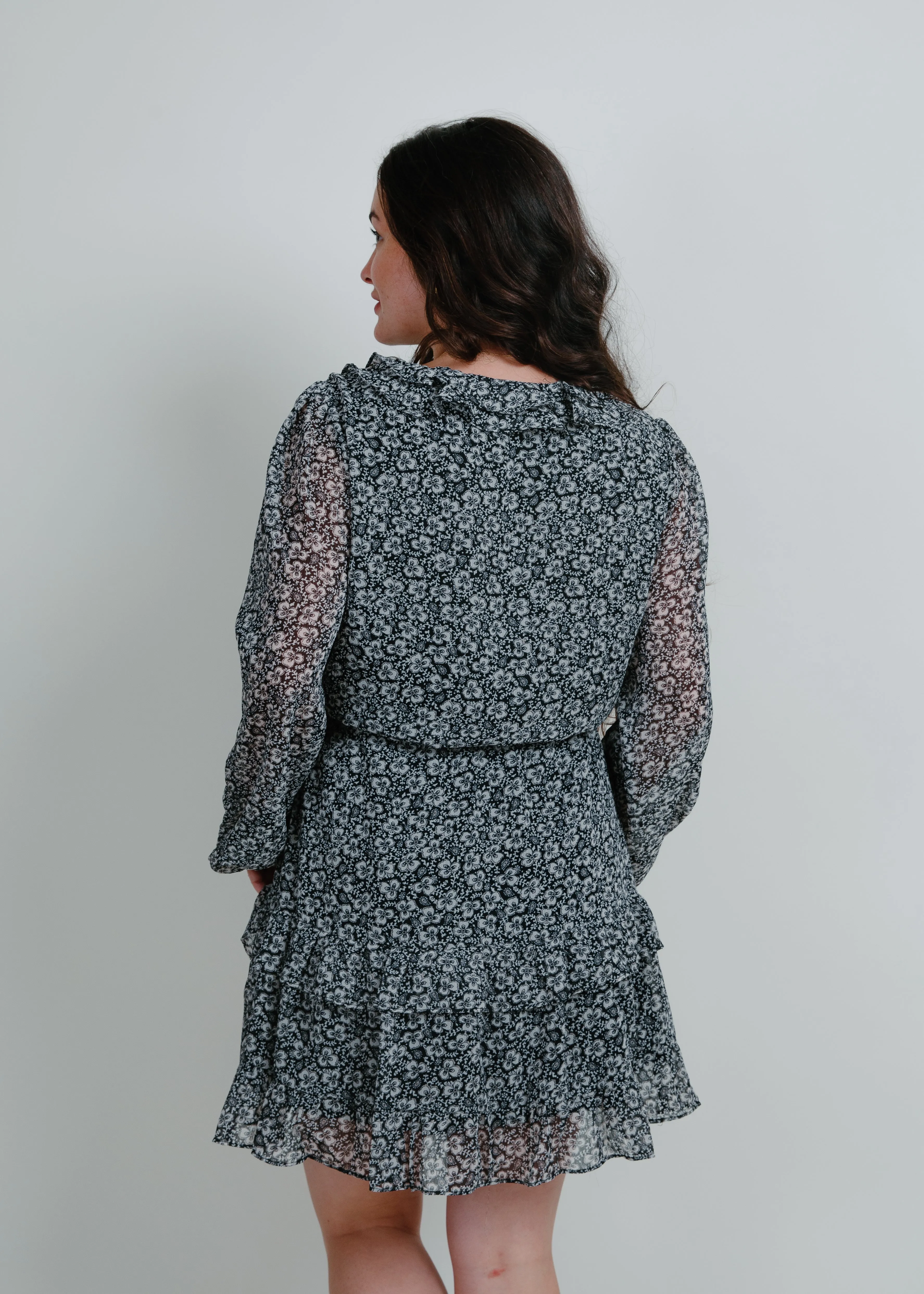 One and Only Drawstring Waist Mini Dress