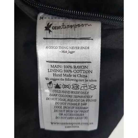 One Teaspoon Women's Sz. XS Devil Inside Studio 54 Sequin Mini Skirt Multi Color