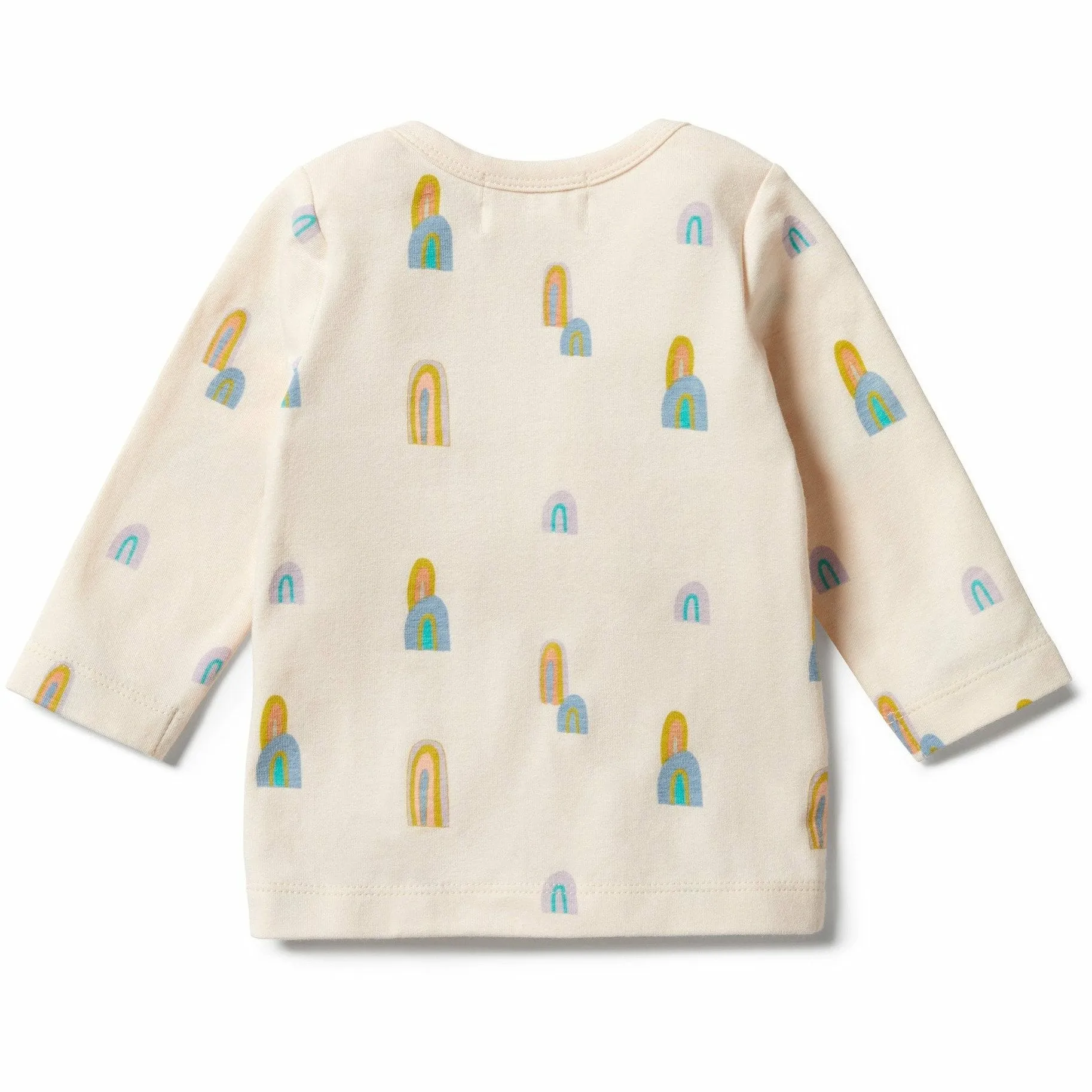 Organic Ruffle Top - Rainbow Mountains
