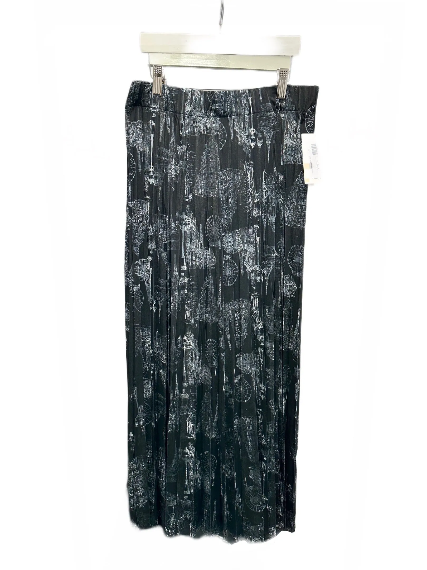 Orly Paris Print Pleated Maxi Skirt