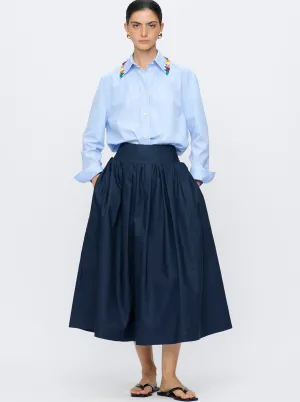 PENELOPE Full skirt Indigo