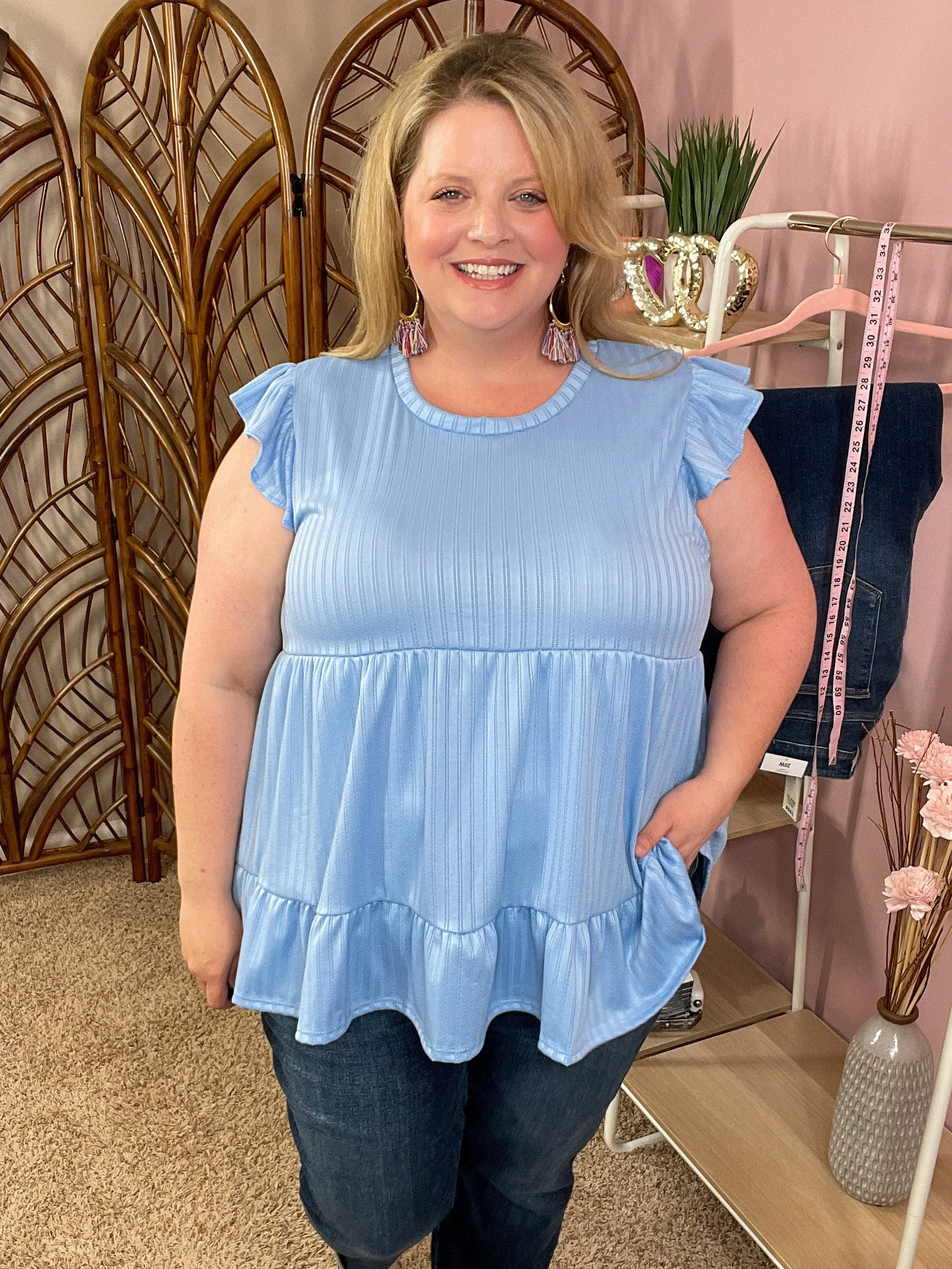 Picture This Top - Blue
