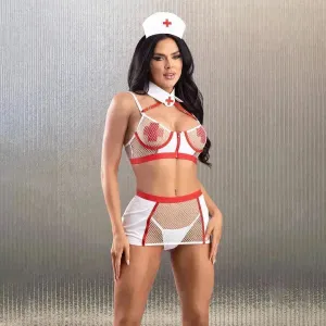 PLAY PERFECT HEALTH Nurse Costume - S/M -  - S/M Size