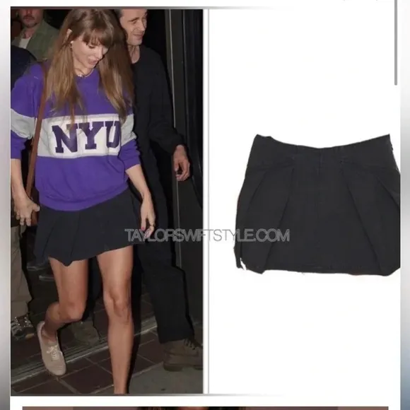Pleated Black Heartbreaker Mini Skirt/short Skort.FREE PEOPLE. Women’s size 4
