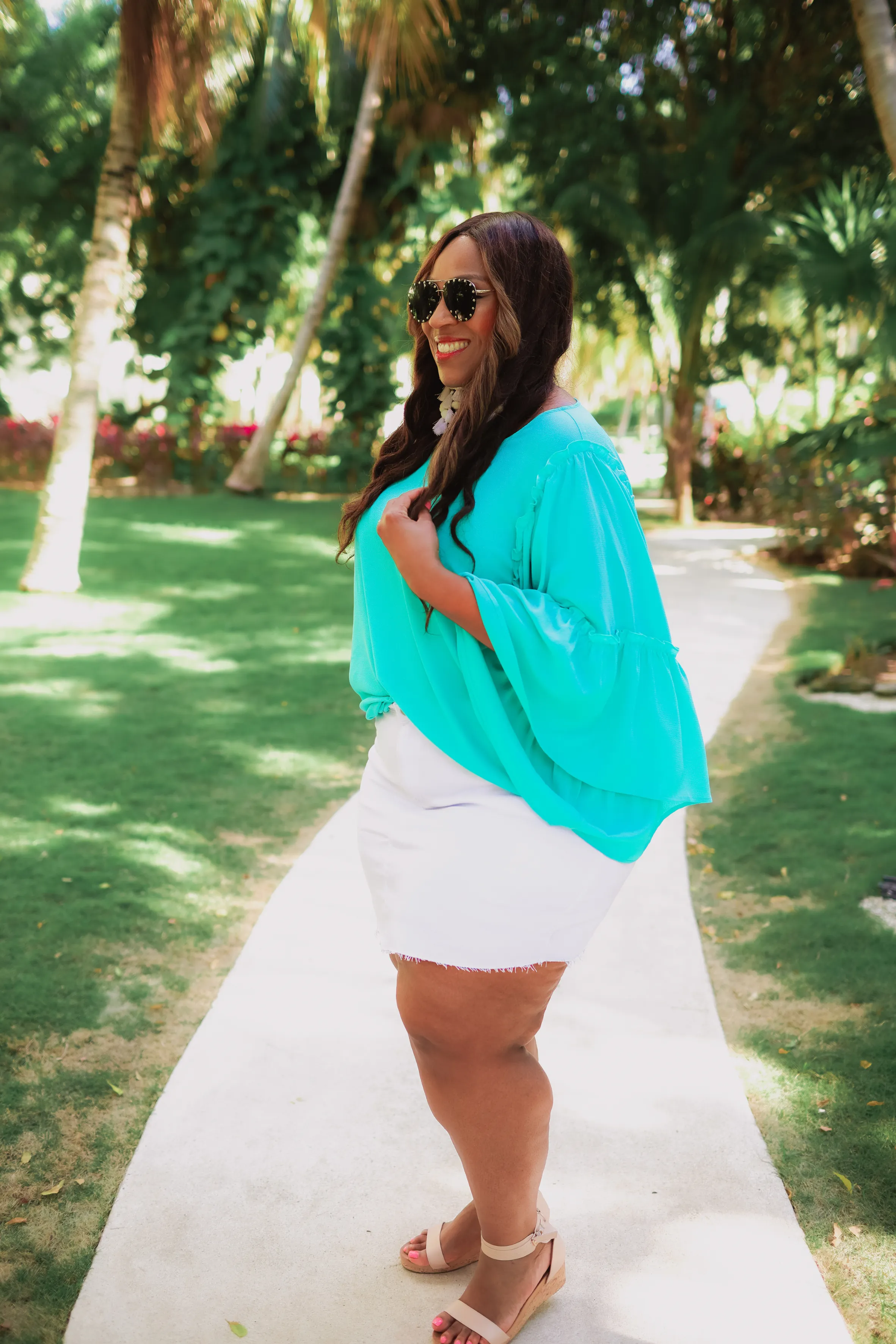 PREORDER-Blaine Ruffle Sleeve Top