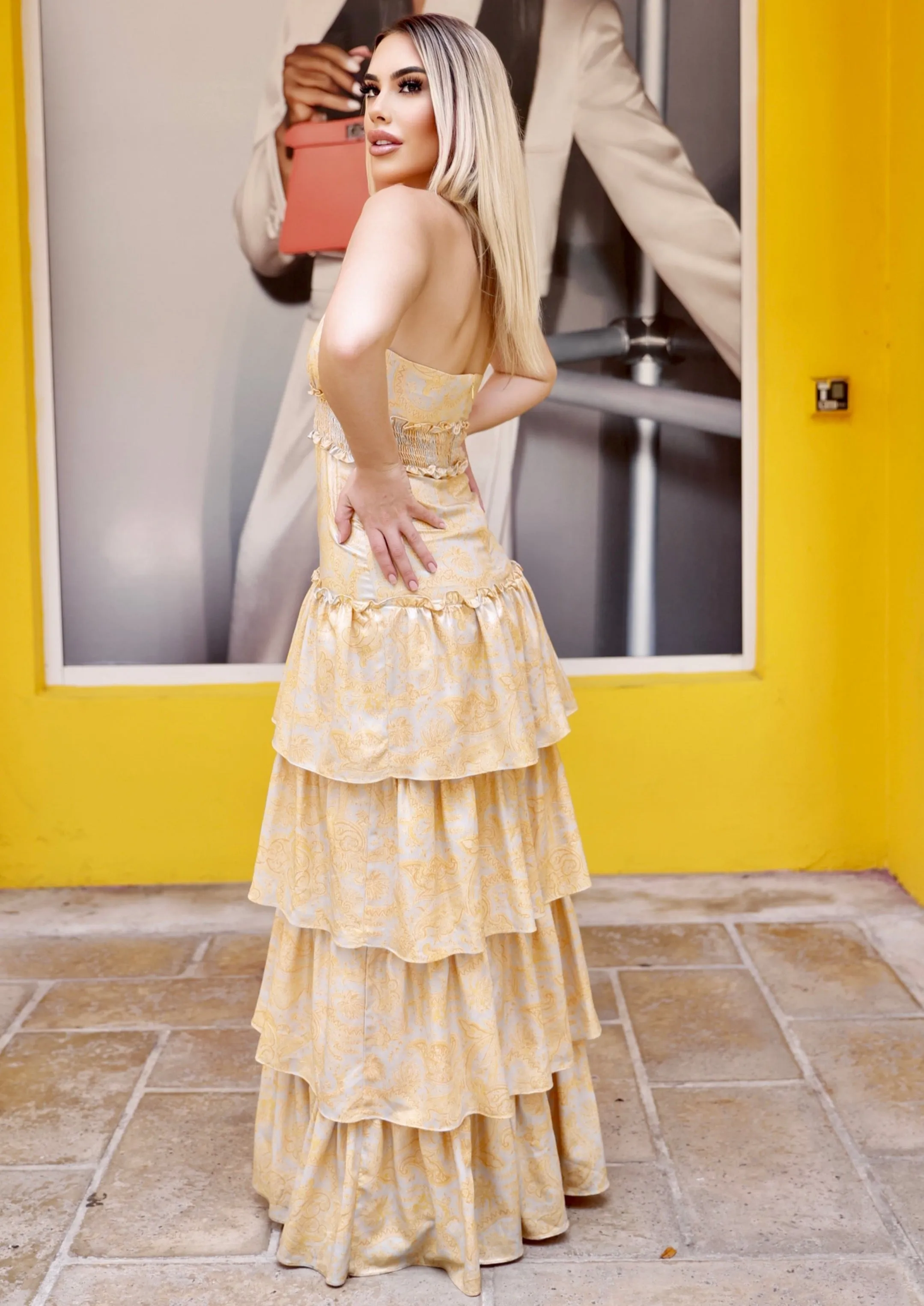 "MONIQUE" HALTER GOWN