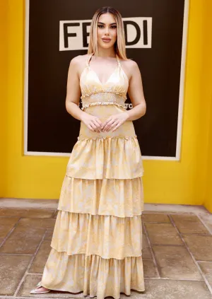 "MONIQUE" HALTER GOWN
