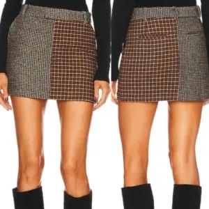 Rails prim mxed mini check/plaid Size small