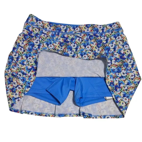 Ralph Lauren RLX Floral Print Pleated Performance Skort Women's Size Medium NWT
