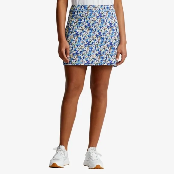 Ralph Lauren RLX Floral Print Pleated Performance Skort Women's Size Medium NWT