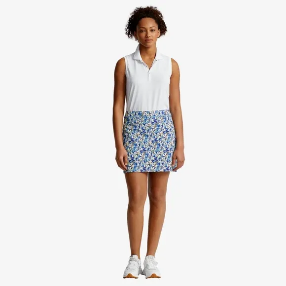 Ralph Lauren RLX Floral Print Pleated Performance Skort Women's Size Medium NWT