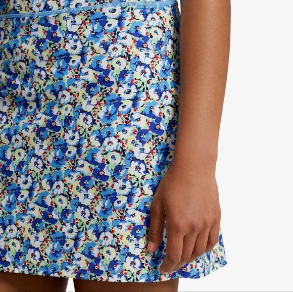 Ralph Lauren RLX Floral Print Pleated Performance Skort Women's Size Medium NWT