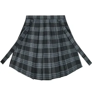 Retro Strap Pleated Skirt SD01302