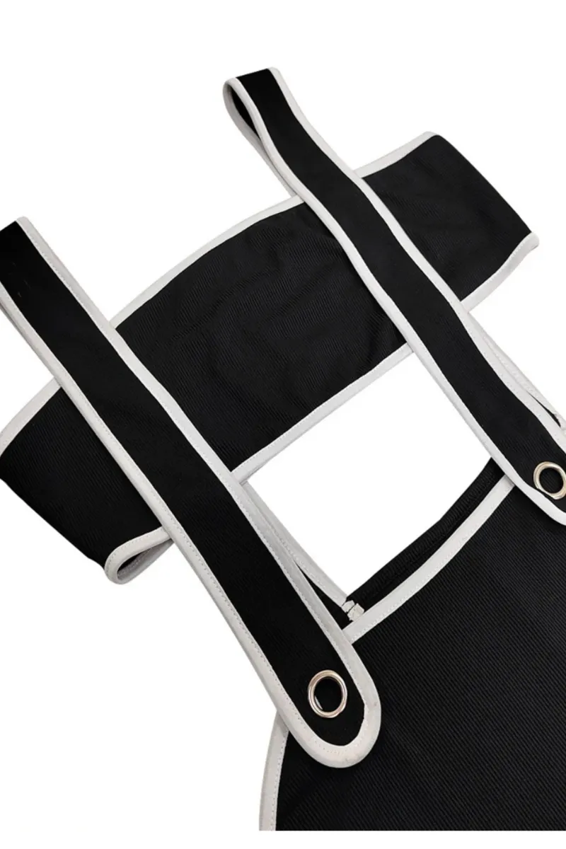 RIBBED TUBE TOP SUSPENDER | DRESS