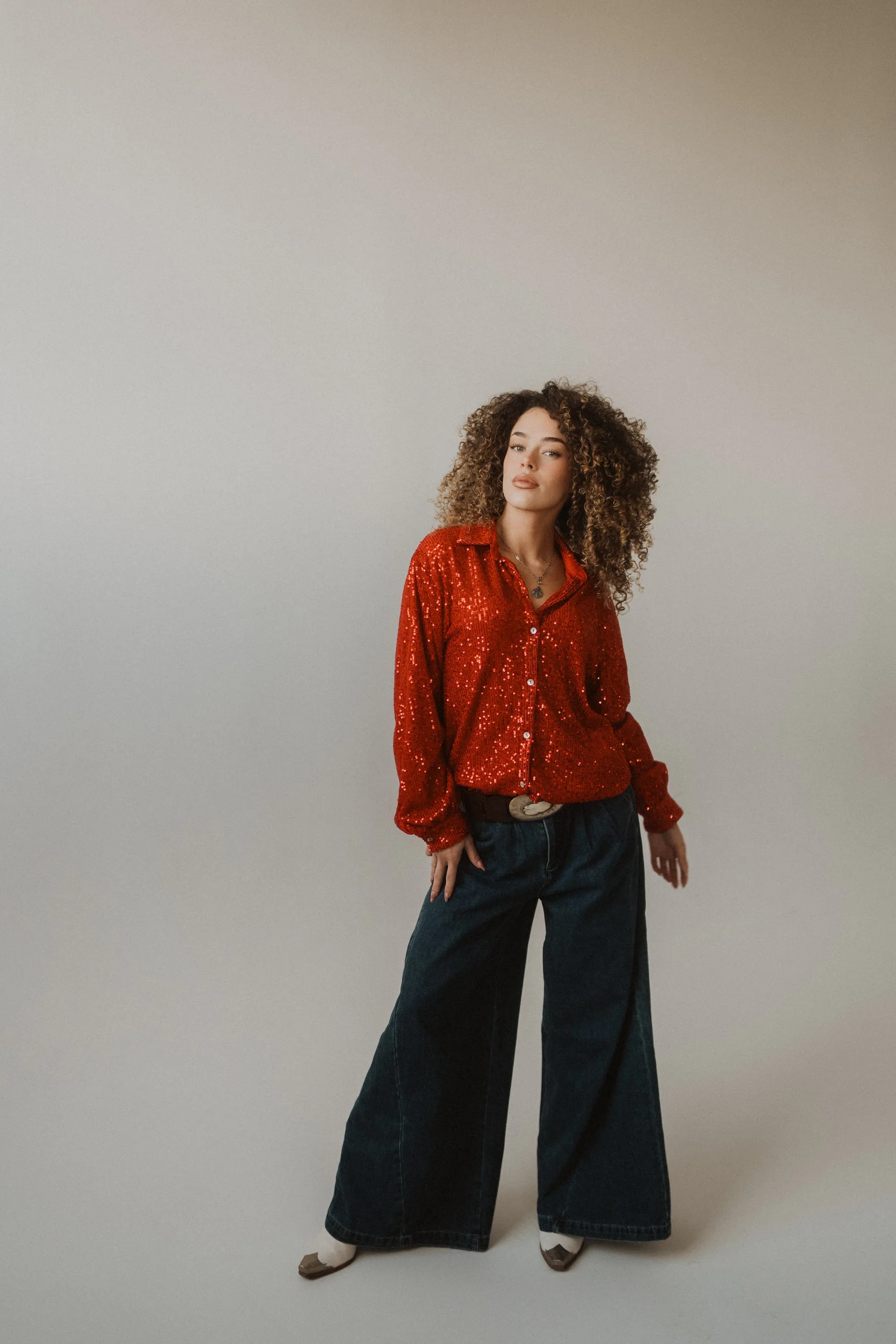 Riveting Red Top | Extended Sizing