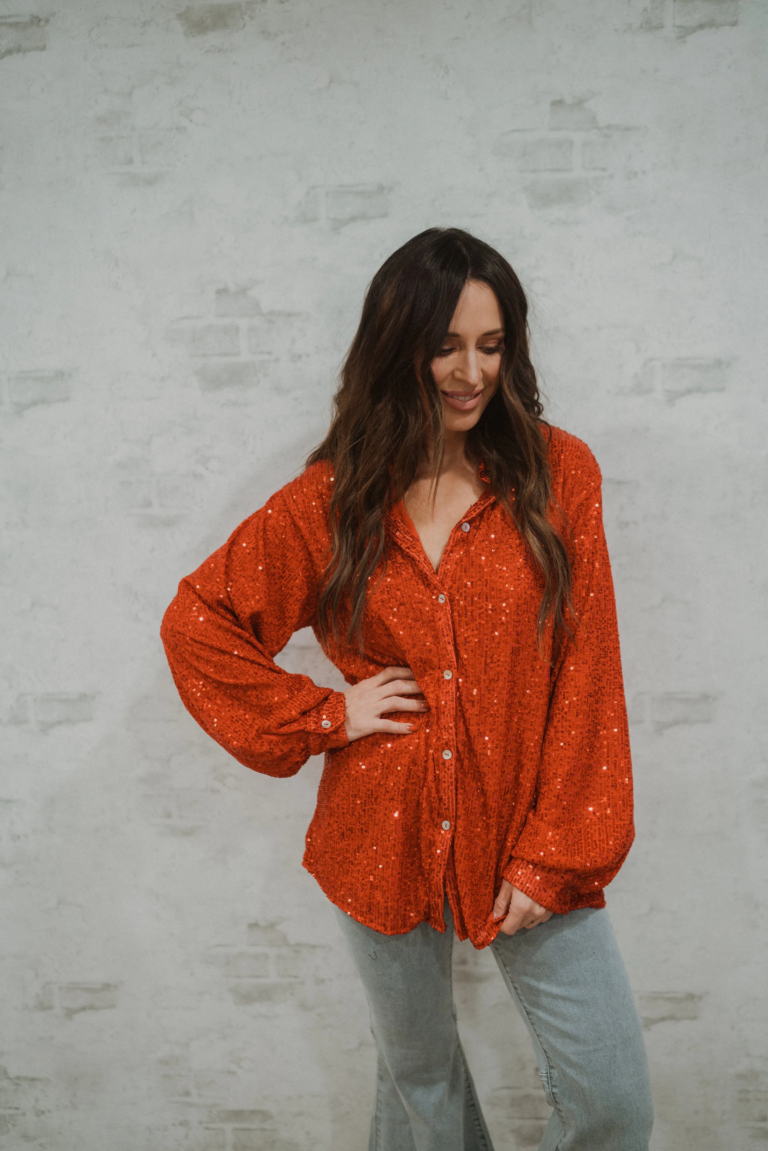 Riveting Red Top | Extended Sizing
