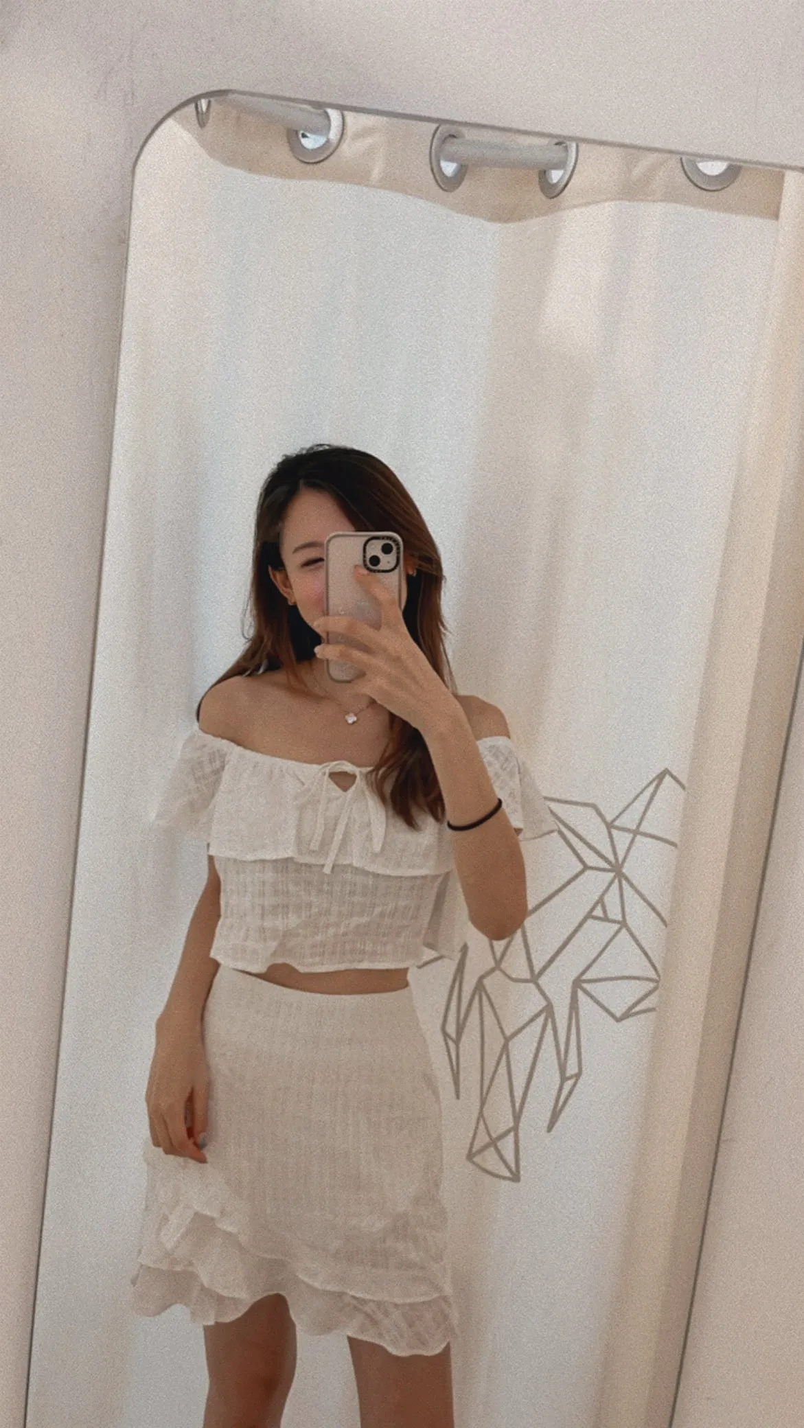 Roselina Ruffled Mini Skirt