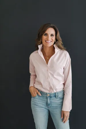 Ruffle Shirt Blush