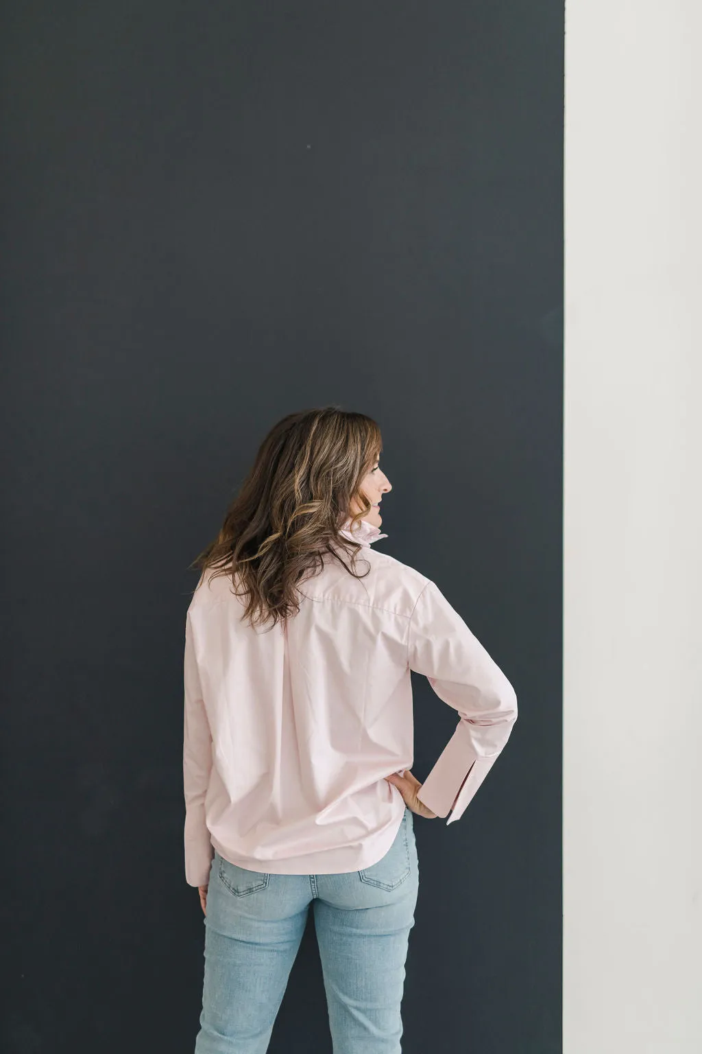 Ruffle Shirt Blush