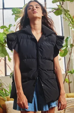 Ruffle Vest