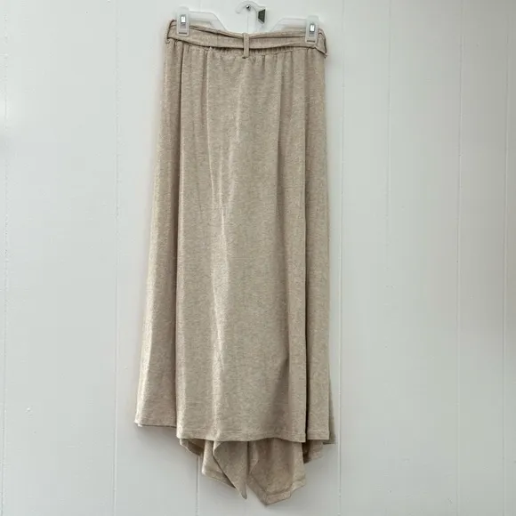 Sabina Musayev Amica Asymmetrical Cream Color Skirt Size Small