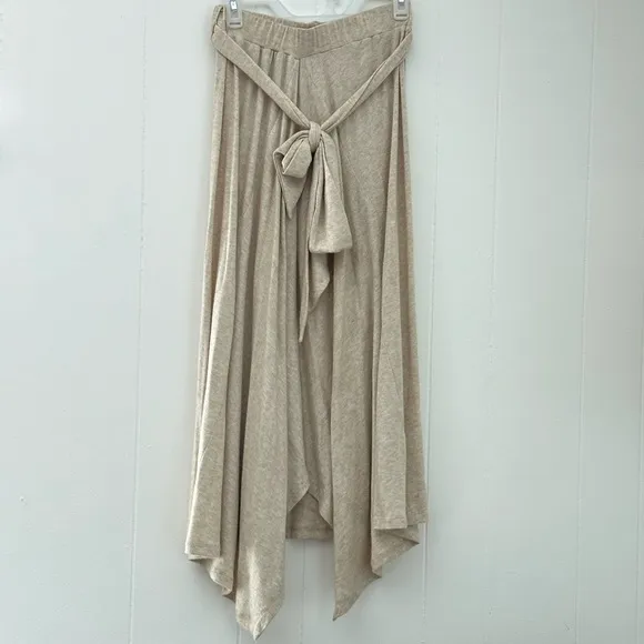 Sabina Musayev Amica Asymmetrical Cream Color Skirt Size Small