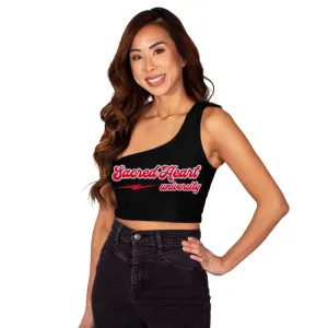 Sacred Heart Pioneers Lightning One Shoulder Top