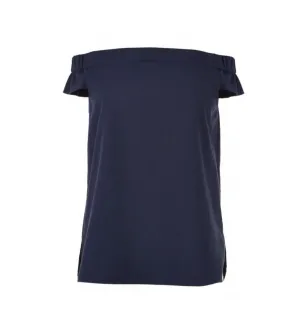 Seersucker Off Shoulder Top