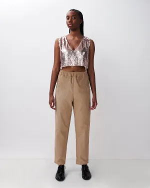 Sequin Asymmetrical Top