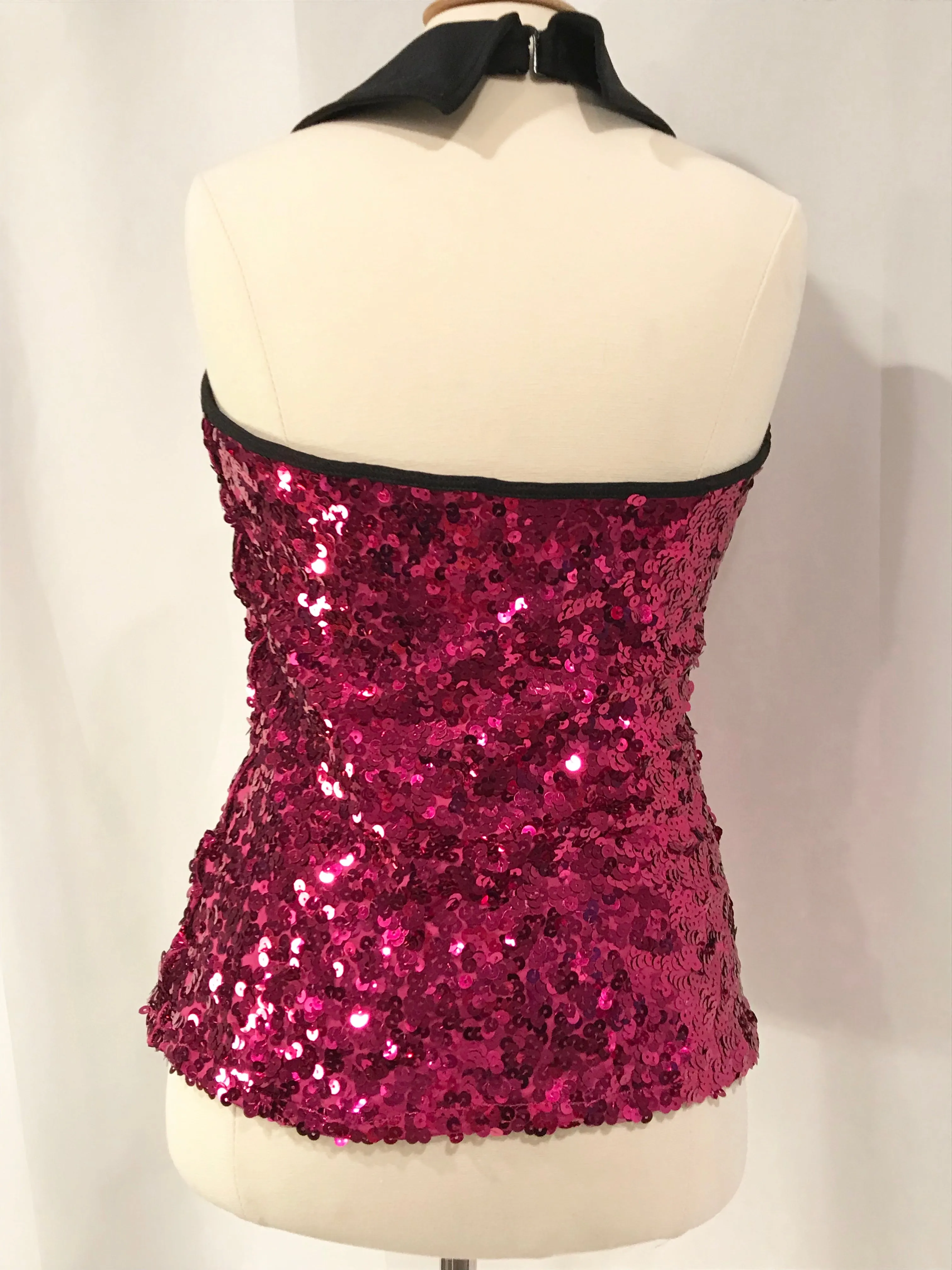 'Sequin Halter Top'