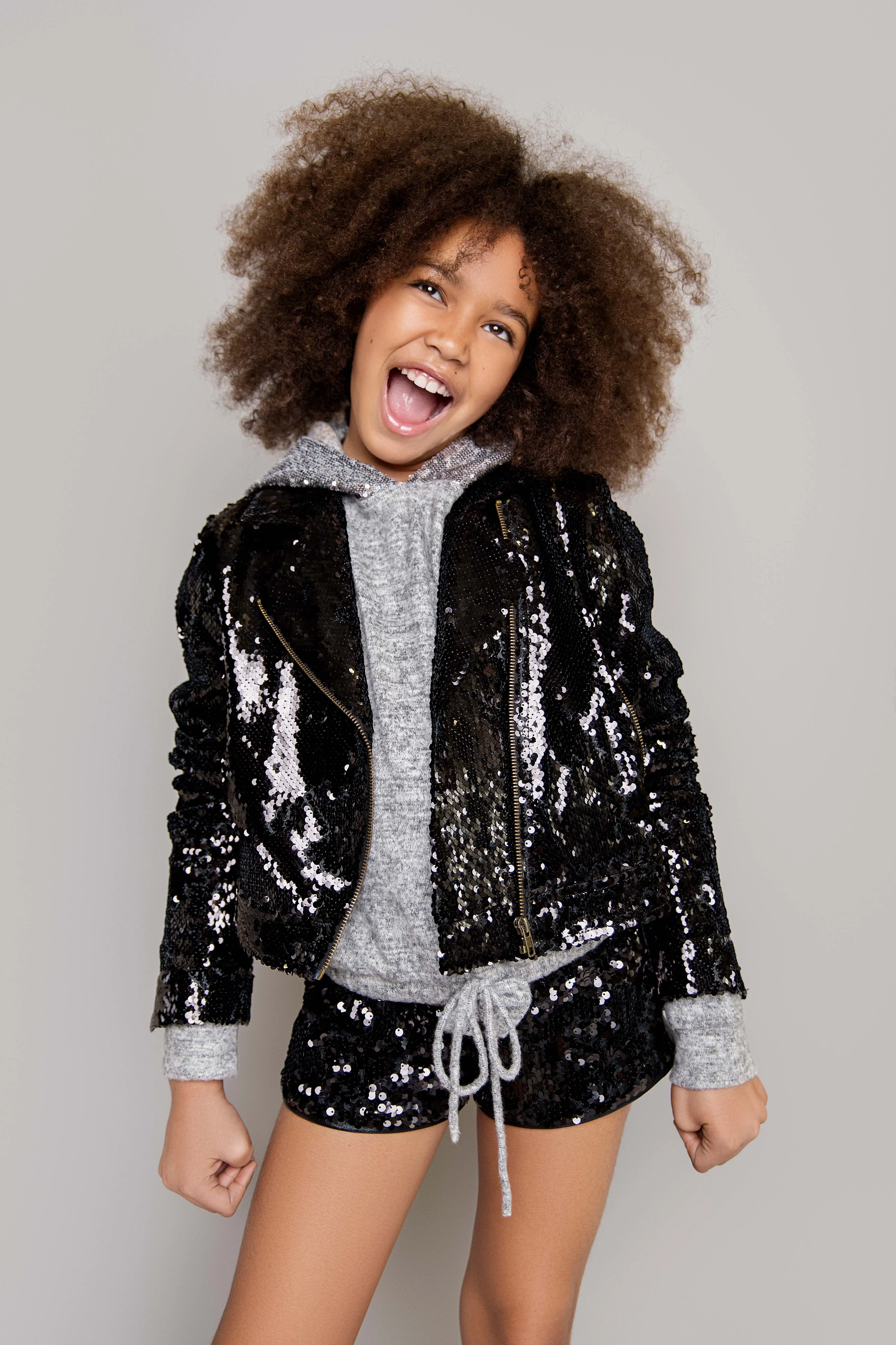SEQUIN HOODIE