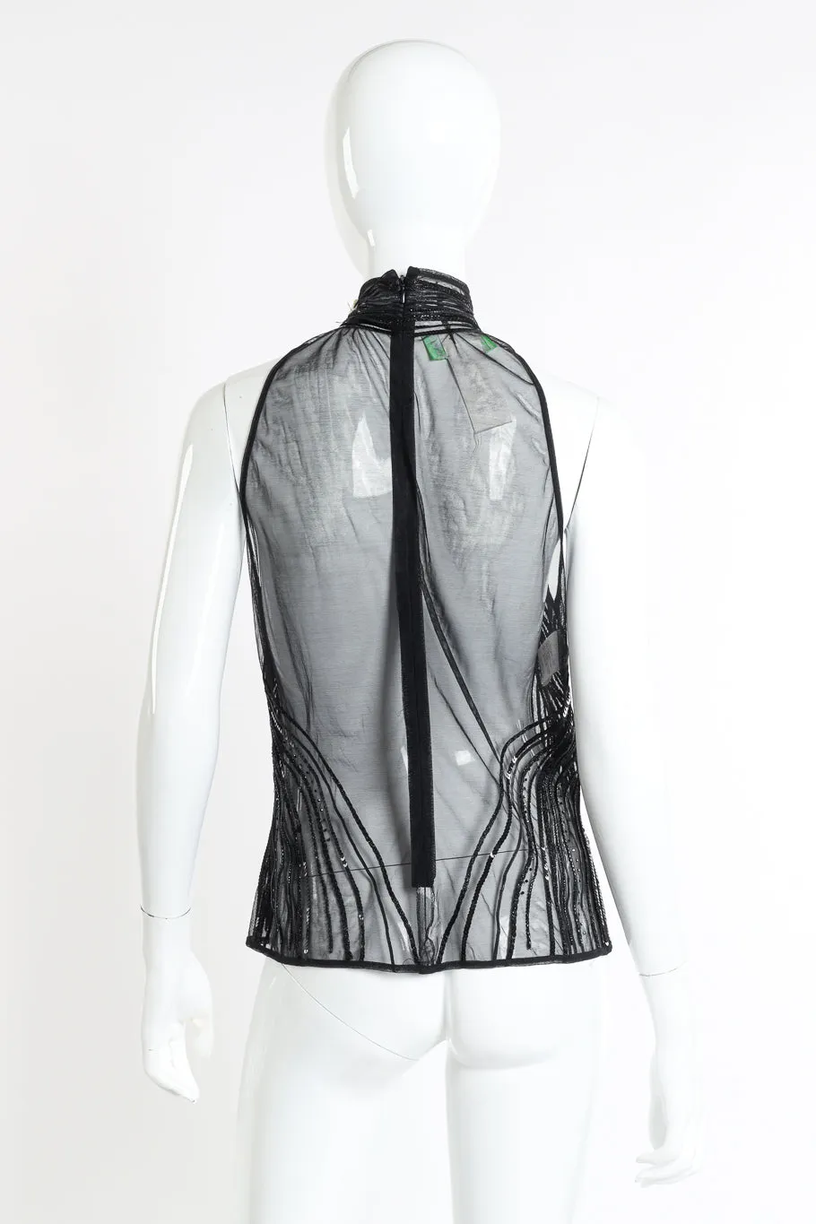Sequin Mock Neck Top