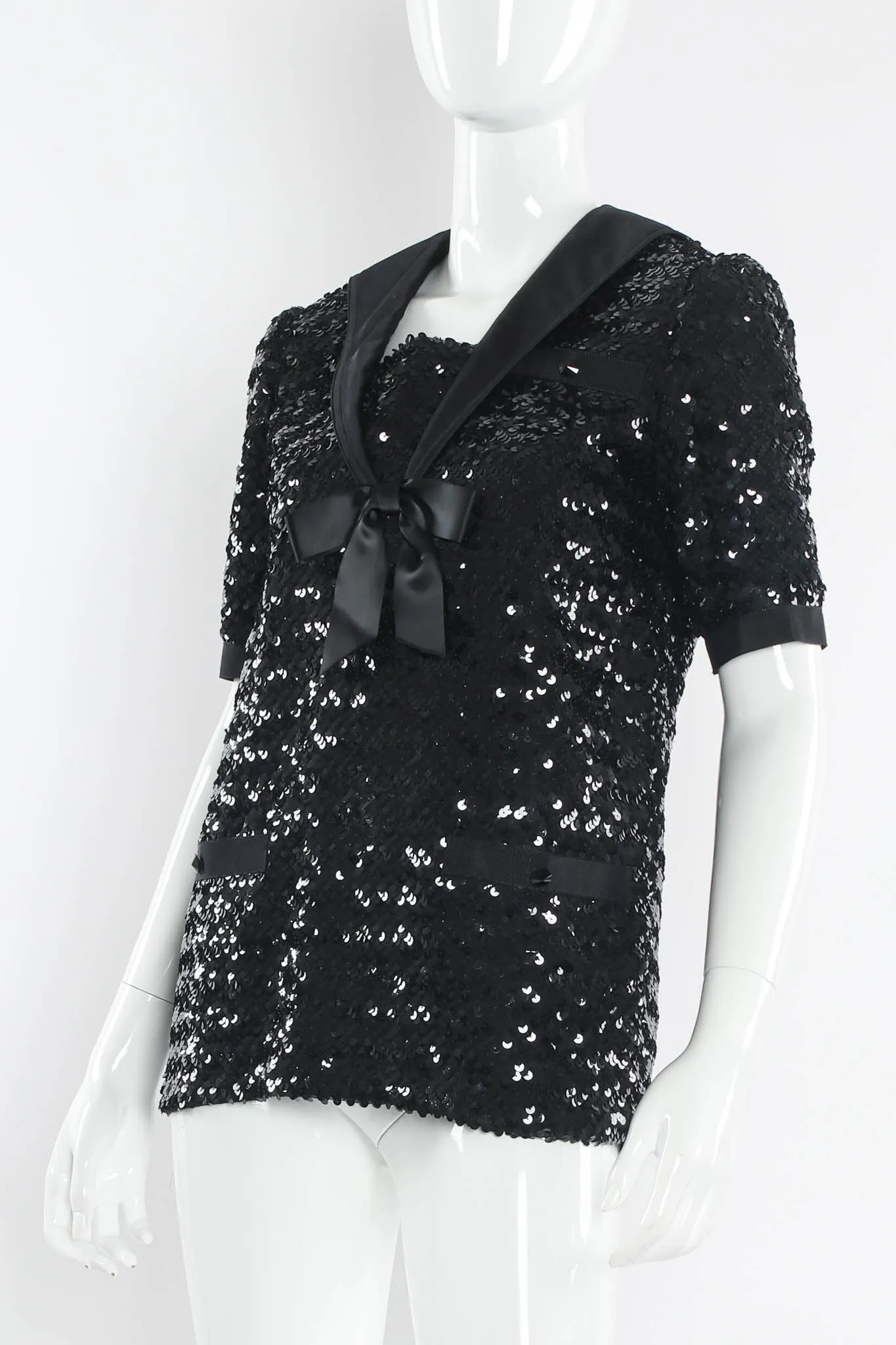 Sequin Sailor Top