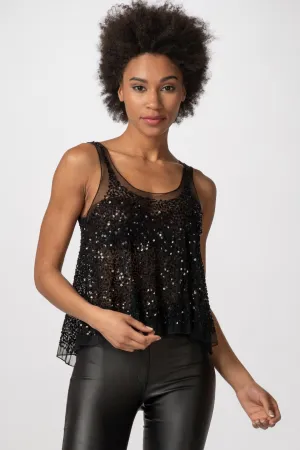 Sequined Manoj Tank