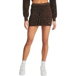 SER.O.YA | Gianna Mini Skirt in Cheetah Jacquard - Size Small (NWT)