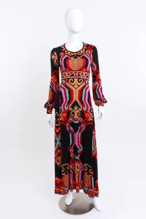 Silk Empire Waist Maxi Dress