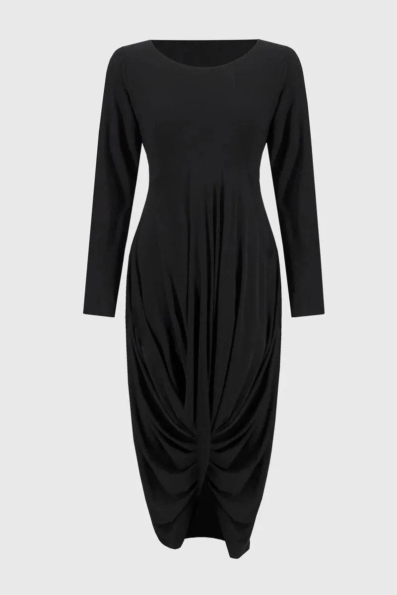 Silky Knit Cocoon Dress Style 244250