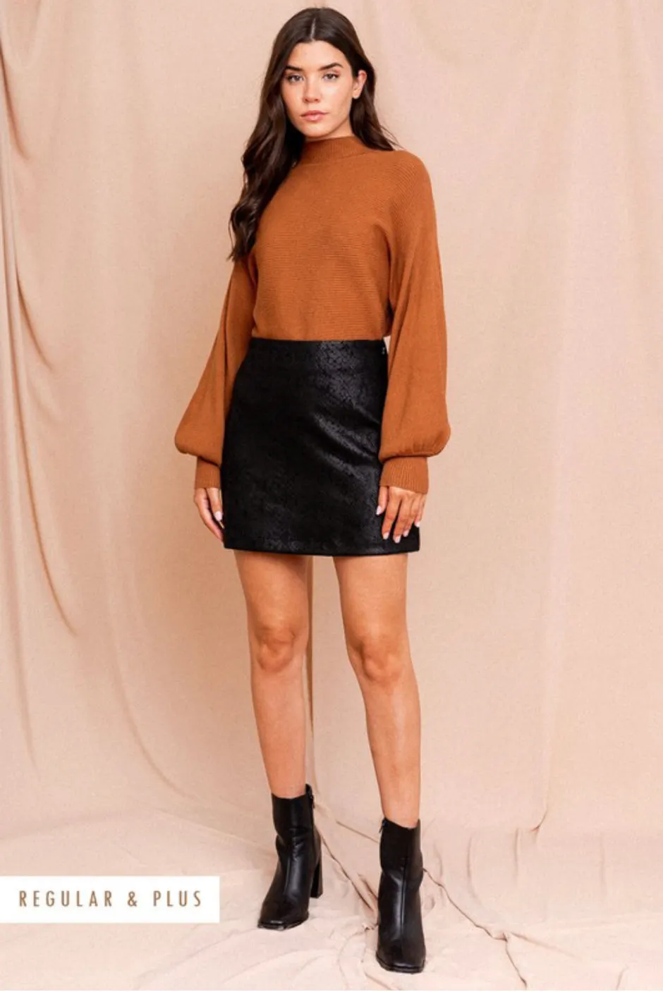 SK25 SNAKE MINI SKIRT