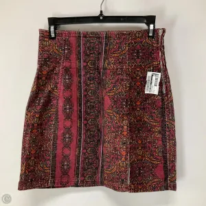 Skirt Mini & Short By Free People In Paisley Print, Size: 2