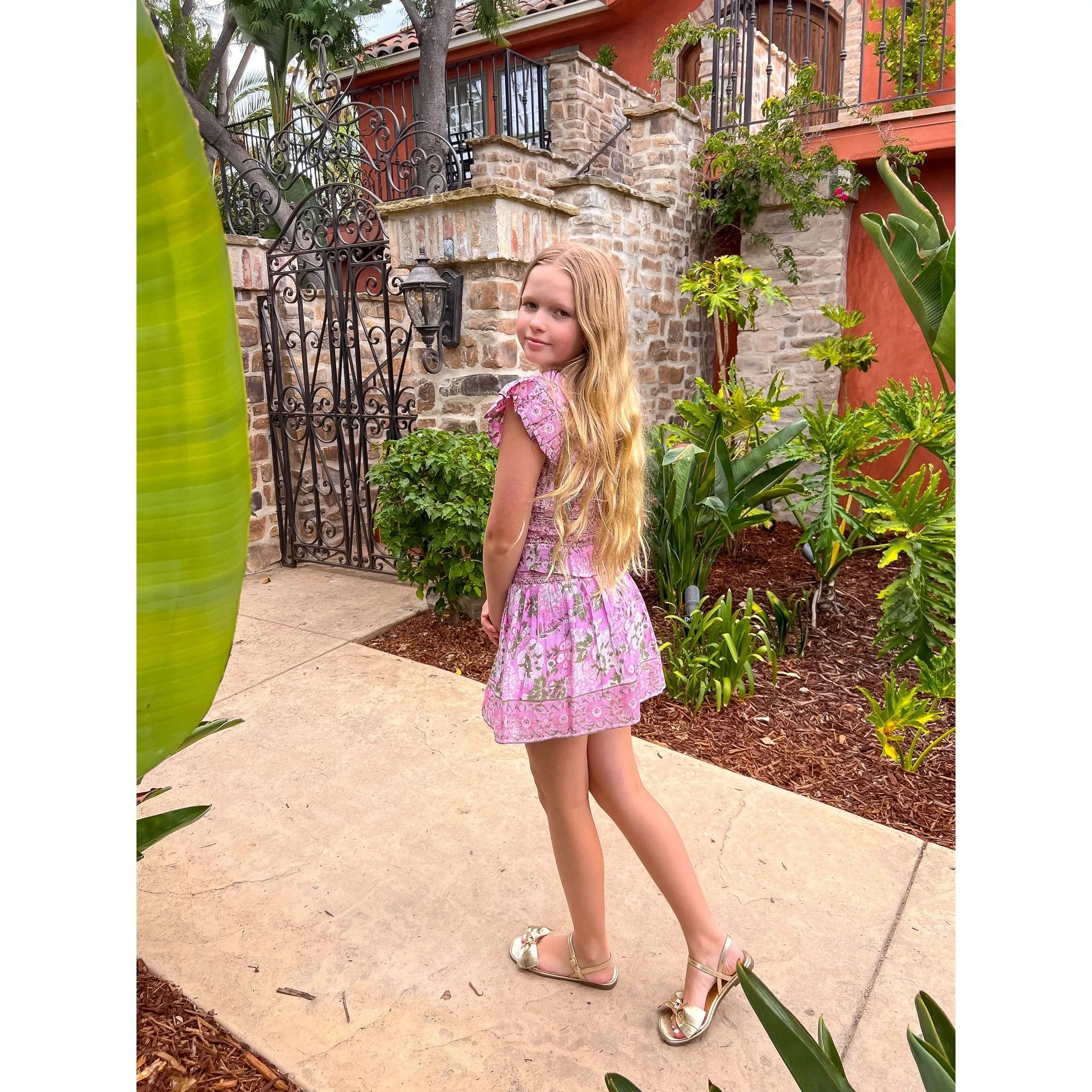 Smocked Ruffle Top