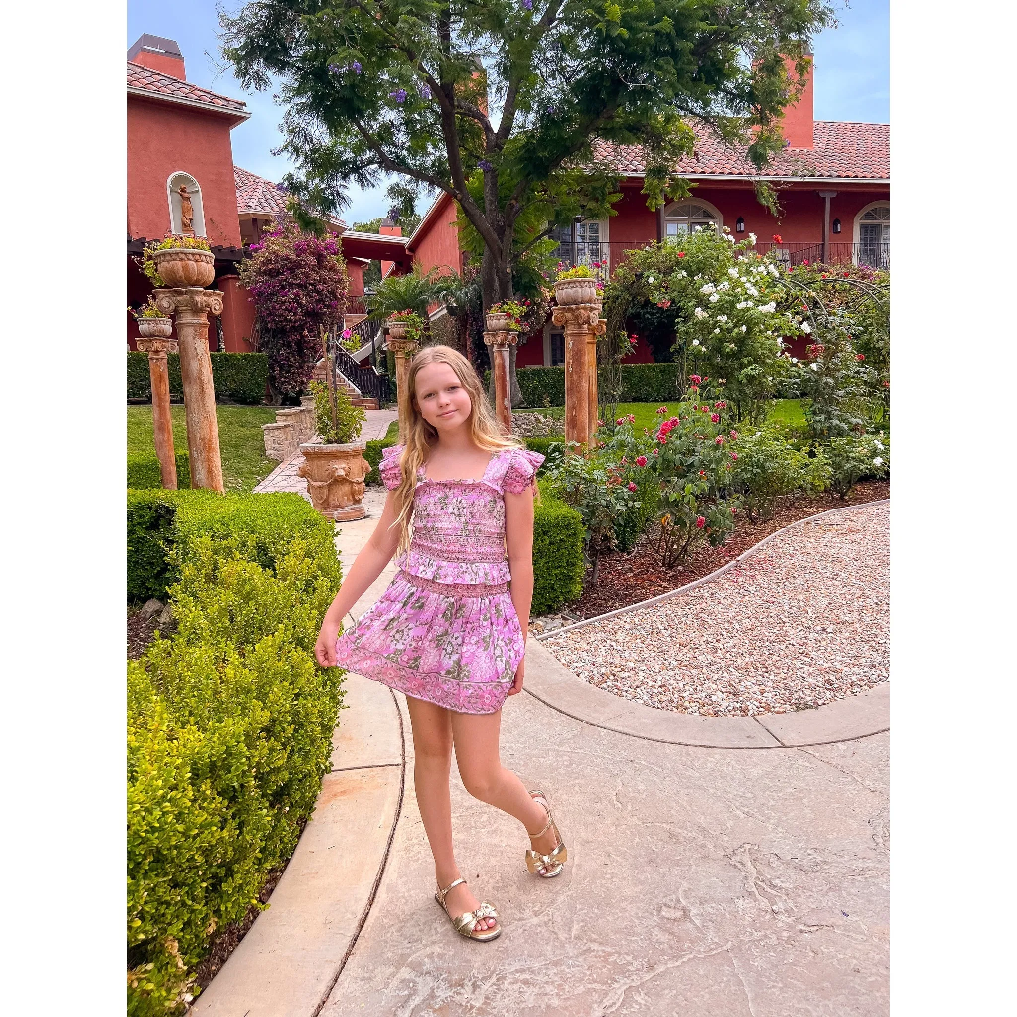 Smocked Ruffle Top
