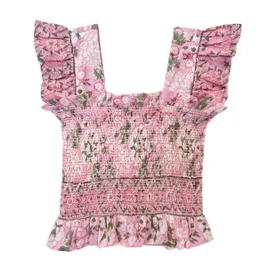 Smocked Ruffle Top
