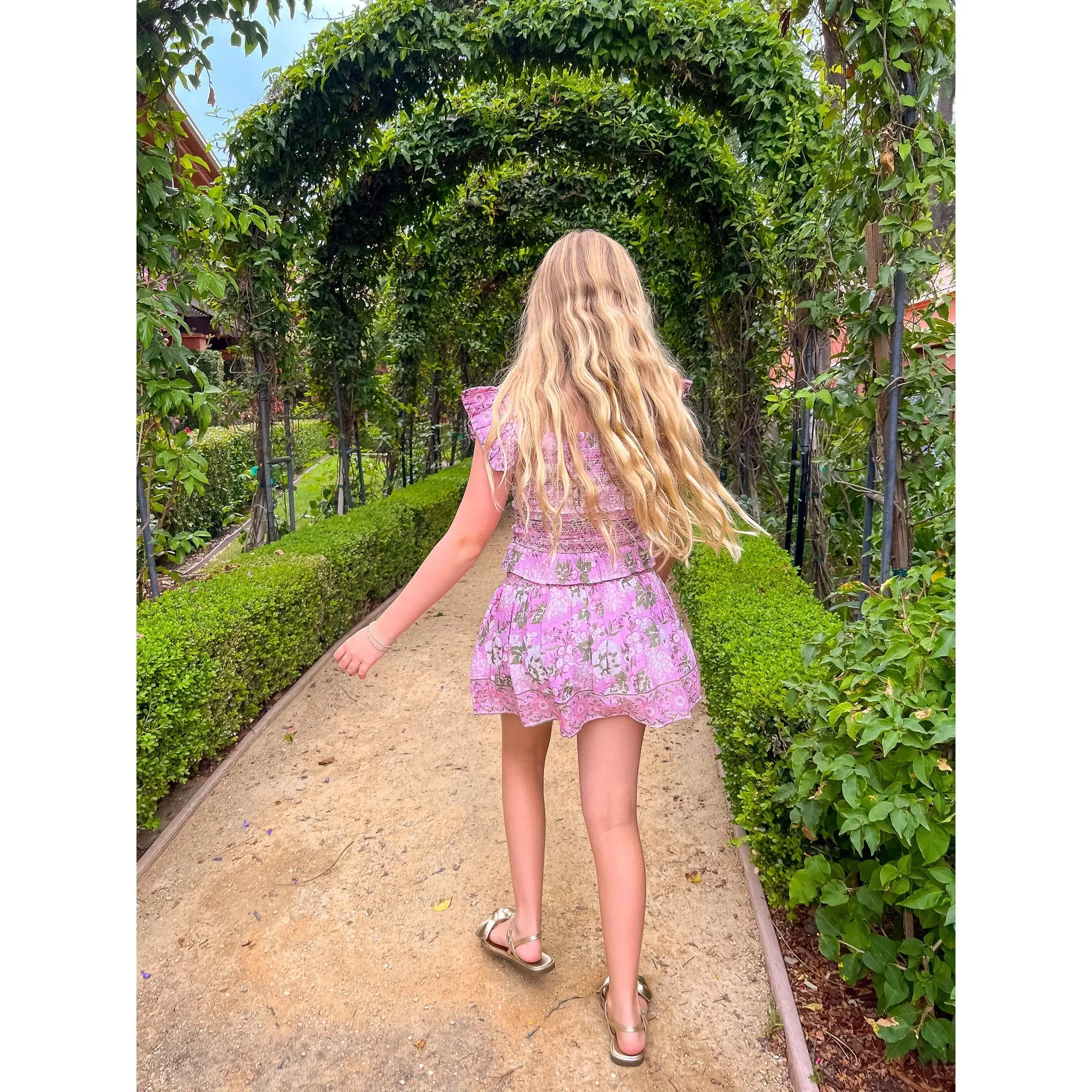 Smocked Ruffle Top