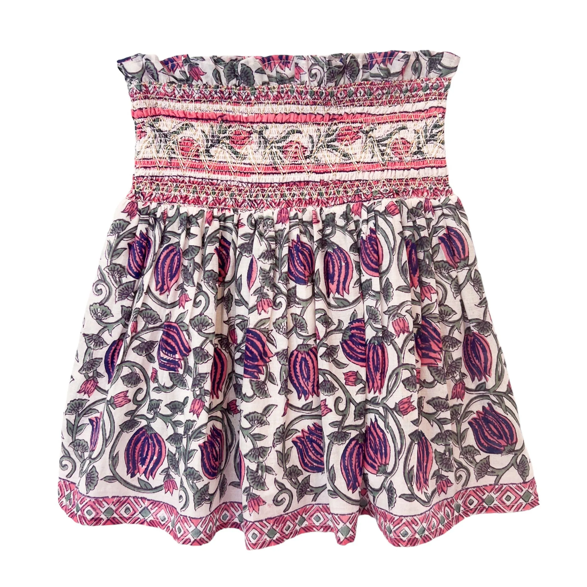 Smocked Skirt