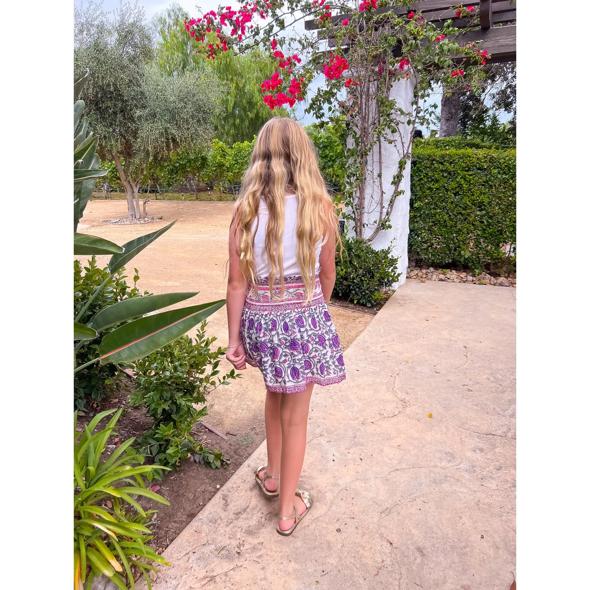 Smocked Skirt